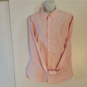 🆕️👔Jos. A. Bank 1905 Tailored Fit Dress Shirt, Pink - Sz L